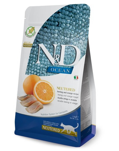 N&D Ocean Cat Neutered Adult Herring & Orange 300 g